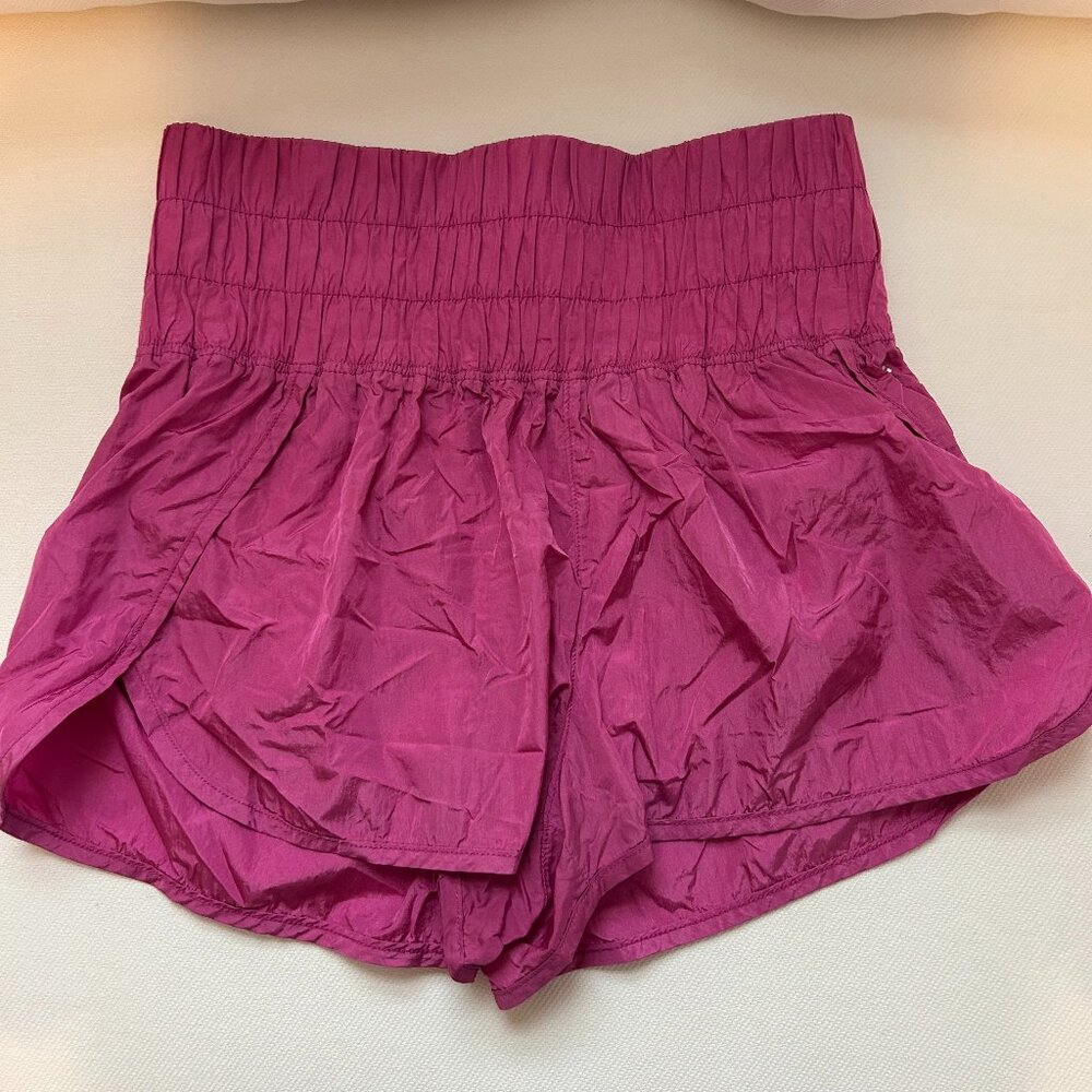 Free People FP Movement The Way Home Shorts Sz M Pink